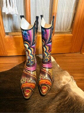 Rubber Cowboy Boots